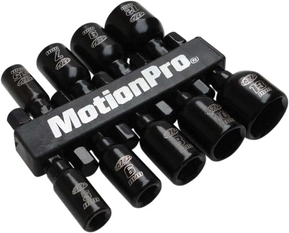 9 dílná sada metrických nástrčných klíčů MOTION PRO TOOL MAGNET NUT DRIVE SET