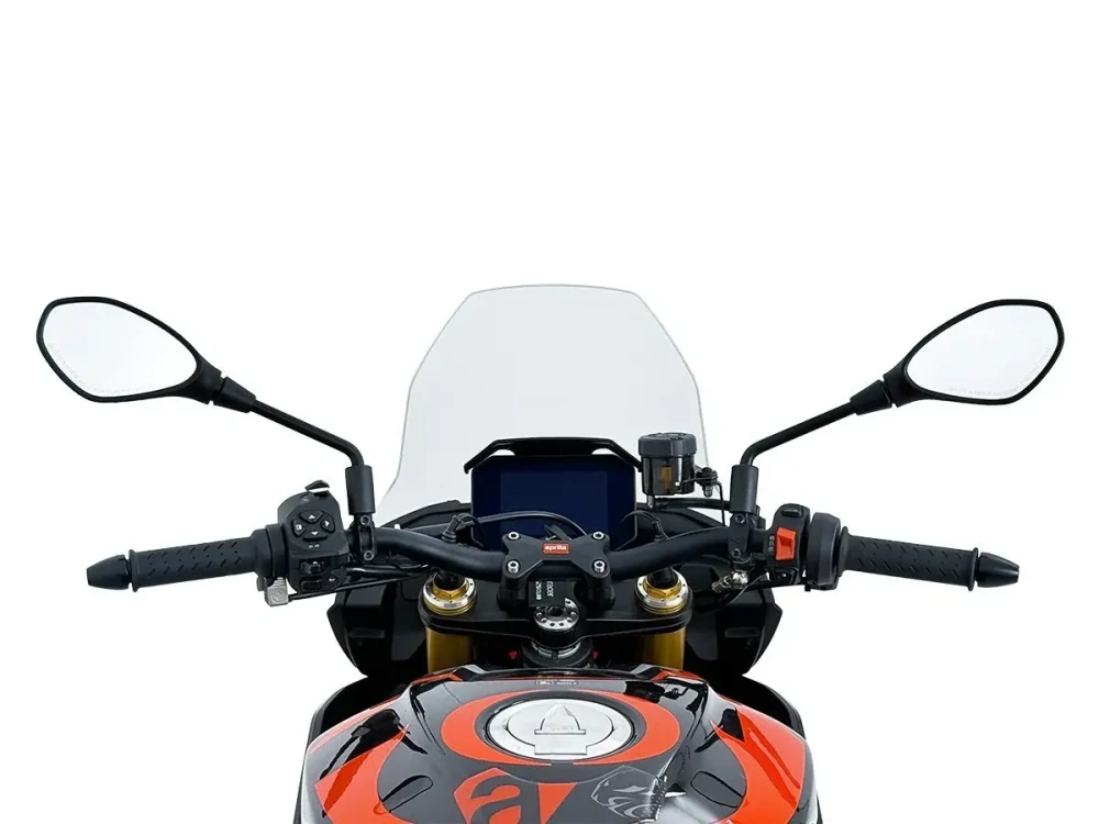 Plexi motocyklu WRS verze TOURING pro motocykly APRILIA TUONO V4 1100 RR ABS rok 2025 výška  o 10 cm vyšší než originál , barva čirá  