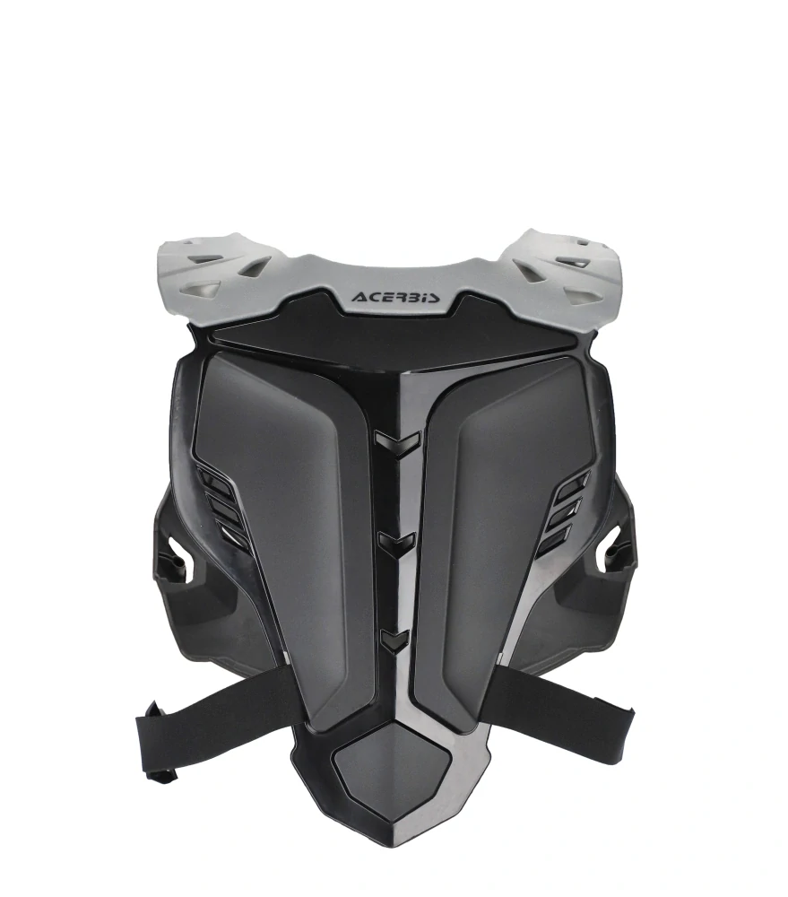 Motokrosový chránič hrudi a zad ACERBIS ROOST DEFLECTOR LINEAR pro jezdce s výškou mezi 165 cm a 190 cm, barva černá/šedá