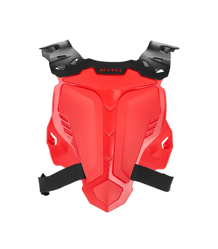Motokrosový chránič hrudi a zad ACERBIS ROOST DEFLECTOR LINEAR pro jezdce s výškou mezi 165 cm a 190 cm, barva černá/červená