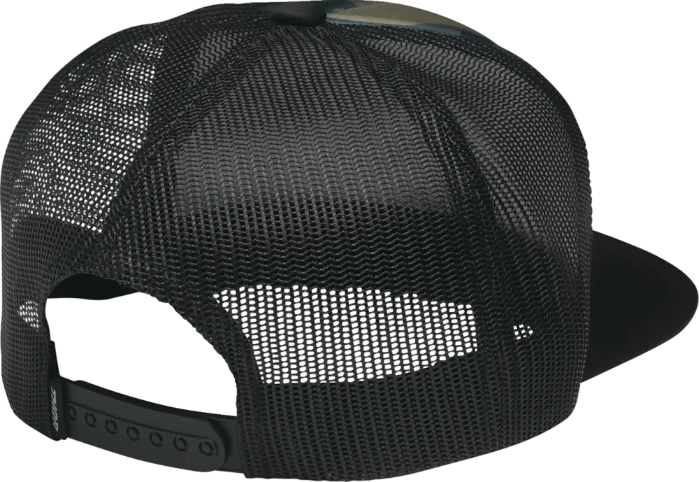 Čepice s kšiltem / trucker kšiltovka THOR HAT SHADOW LIGHT BLACK barva černá, uni velikost 