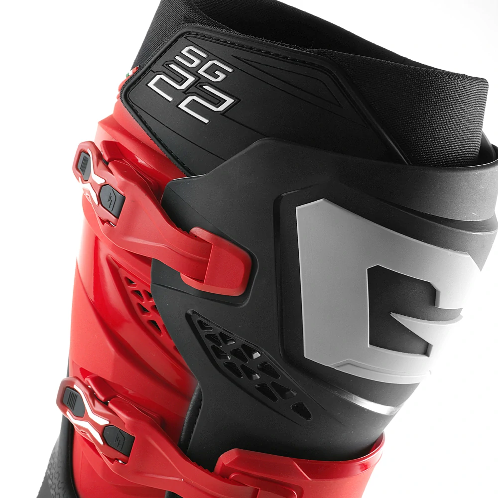 Motokrosové/enduro boty GAERNE SG 22 GORE TEX ENDURO ROCKY LTD barva červená/čerrná/šedá