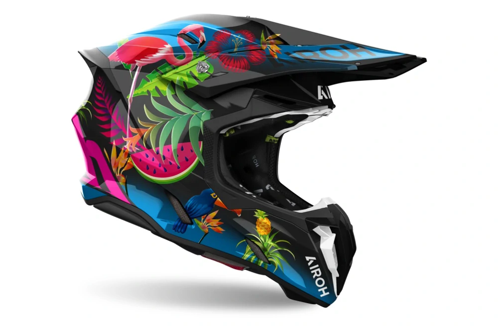Motokrosová přilba AIROH TWIST 3 AMAZONIA barva multicolor