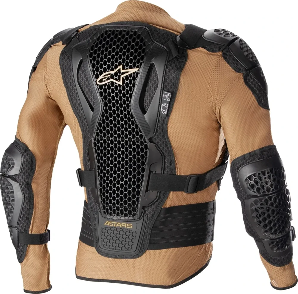 Tělový chránič/chráničová košile /chránič hrudníku, zad, ramen a loktů  ALPINESTARS BIONIC ACTION V2 PROTECTOR JACKET 6506823-814 barva černá/hnědá