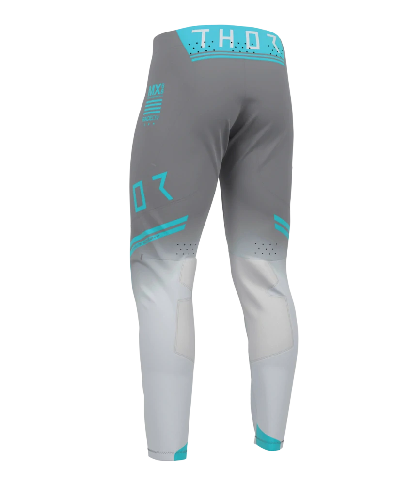 Lehké a pružné motokrosové - enduro kalhoty THOR SPORTMODE GEO barva charcoal/šedá