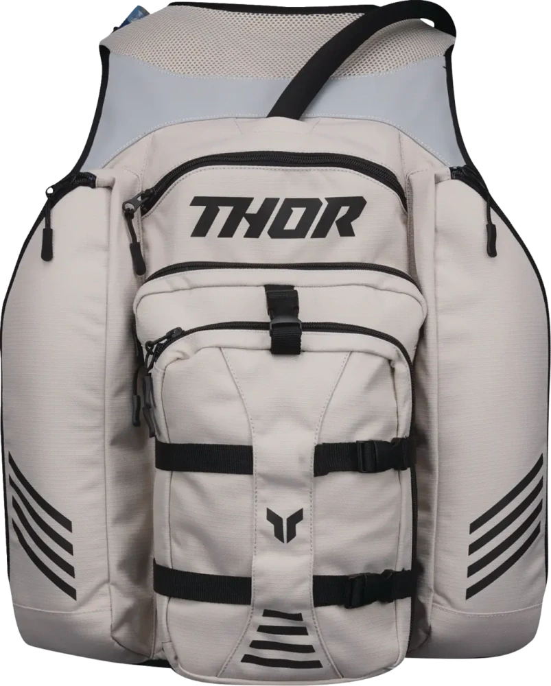 Vesta s picím vakem / hydratační vesta THOR TRACKER VEST s integrovaným 3 l vakem, barva šedá, velikost XL-3XL