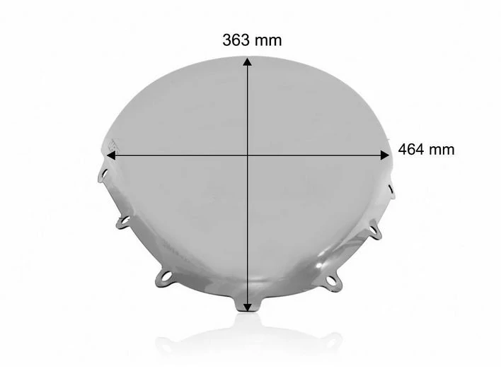 Plexi motocyklu WRS pro SUZUKI GSX-R 125 ABS rok 2017-2024 verze RACE výška 36,3 cm, barva kouřová