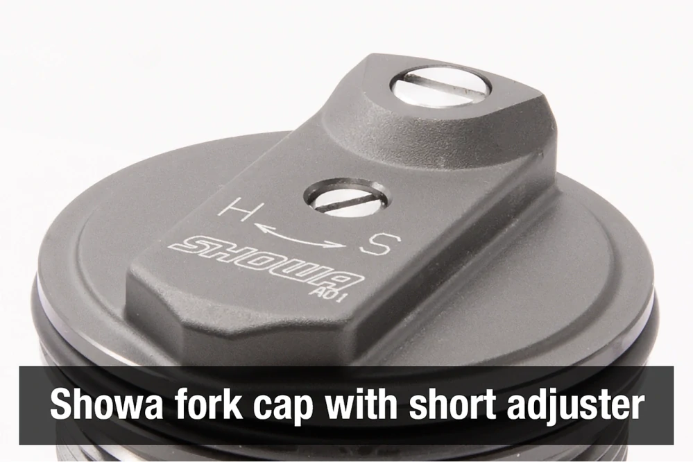 Přípravek pro nastavení tlumení komprese vidlic motocyklu MOTION PRO COMPRESSION ADJUSTER 11-0122 pro vidlice SHOWA SHORT, pár
