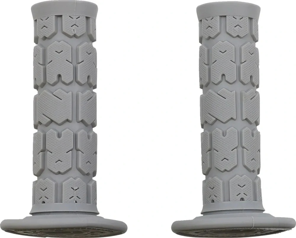 Motokrosové jednovrstvé rukojeti - mx gripy ODI ROGUE MX SINGLE PLY GRIPS zavřené konce, barva šedá 