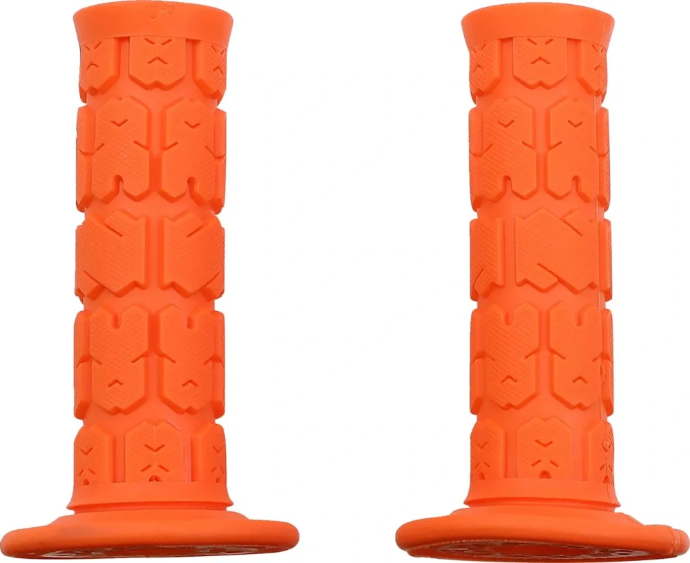 Motokrosové jednovrstvé rukojeti - mx gripy ODI ROGUE MX SINGLE PLY GRIPS zavřené konce, barva oranžová