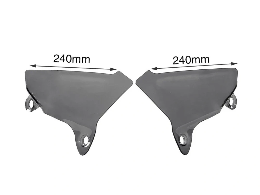 Deflektory motocyklu WRS pro MULTISTRADA V4 / S / S SPORT 2020-2026 barva čirá