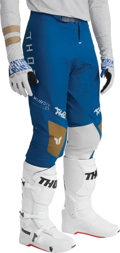 Lehké a pružné motokrosové - enduro kalhoty THOR SPORTMODE MIND barva modrá 