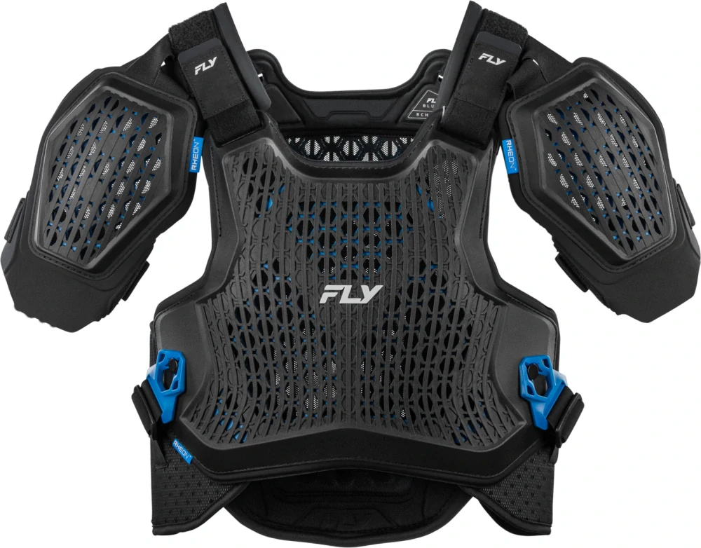 Chránič hrudi, zad a ramen pro motokros, MTB a další aktivity / chránič hrudníku a zad FLY RACING BLUEPRINT RCH-2 barva černá velikost L/XL obvod hrudníku 107–122 cm