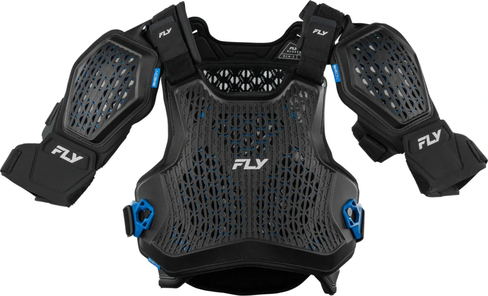 Chránič hrudi, zad a ramen pro motokros, MTB a další aktivity / chránič hrudníku a zad FLY RACING BLUEPRINT RCH-3 barva černá velikost S/M obvod hrudníku 94–107 cm