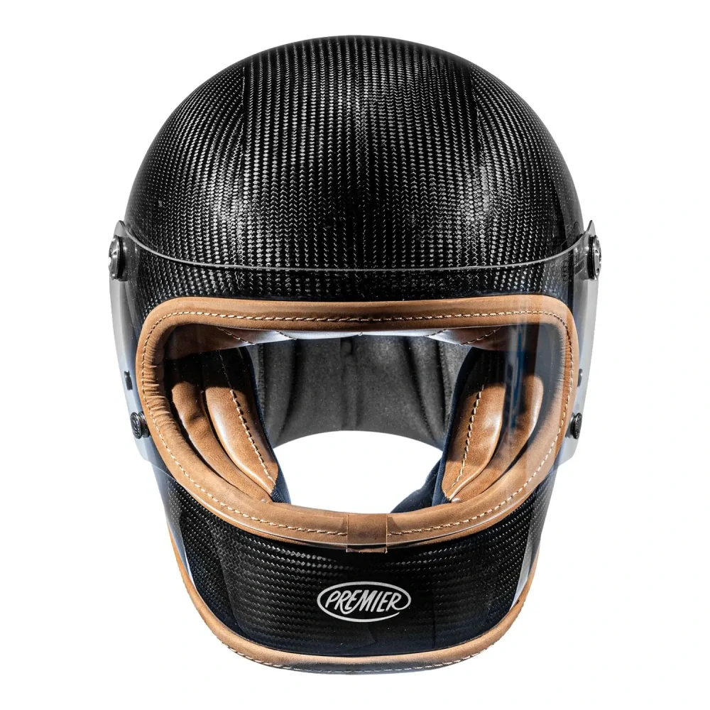 a Motocyklová integrální přilba PREMIER HELMET TROPHY PLATINUM EDITION CARBON, velikost S