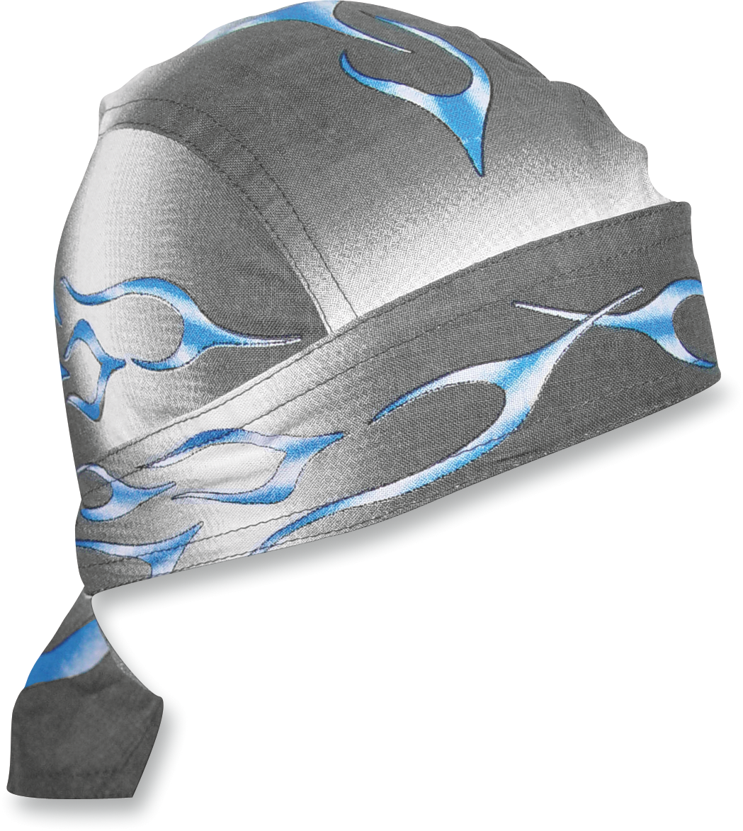 Šátek na hlavu / pirátka ZANHEADGEAR FLYDANNA HEADWRAPS Z354 Tank flame, blue