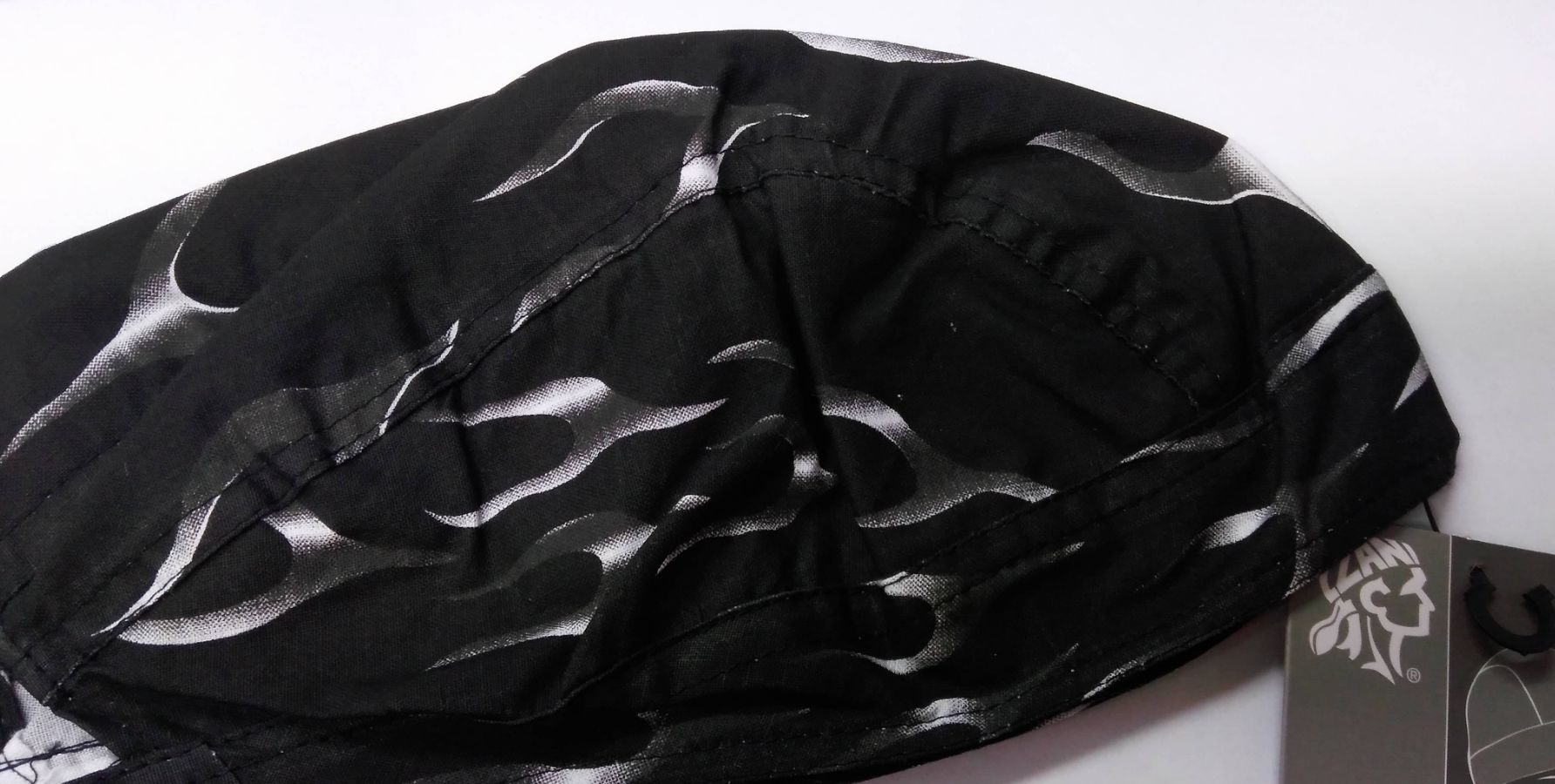 Šátek na hlavu ZANHEADGEAR FLYDANNA HEADWRAPS Tank flame, black