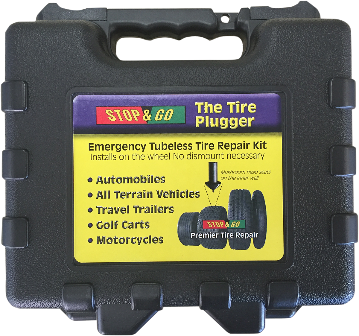 Opravná sada pro bezdušové pneu STOP & GO TIRE REPAIR KIT DELUXE