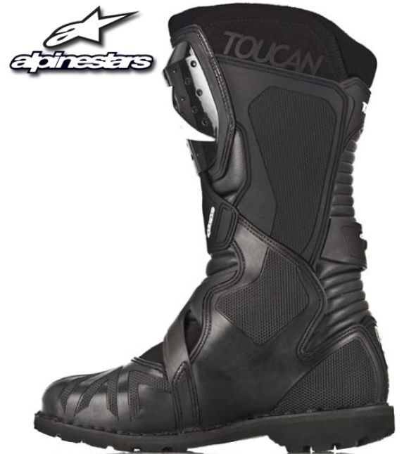 Motocyklové boty ALPINESTARS TOUCAN GORE-TEX černé
