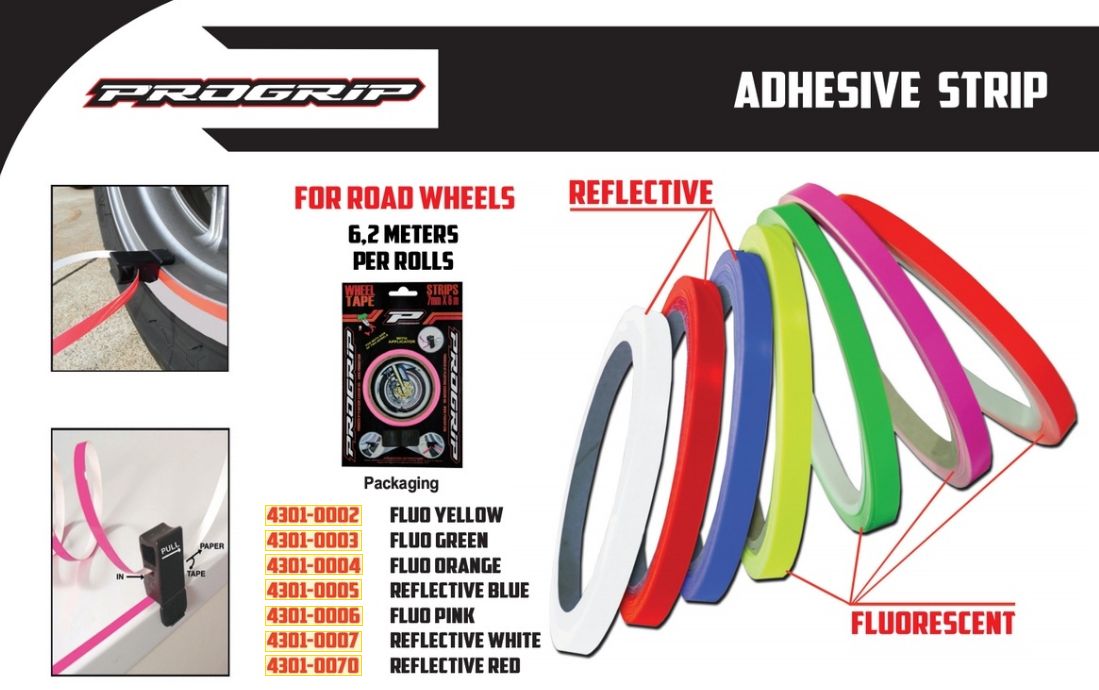 Linky na kola - pásek PROGRIP WHEELTAPE FLUO ŽLUTÁ