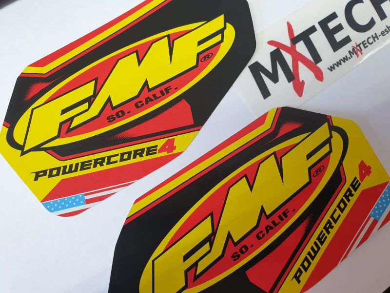 a Set samolepek na výfuk FMF POWERCORE 4 WRAP