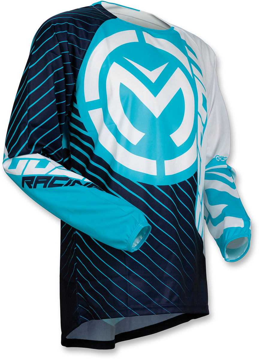 A Motokrosový komplet MOOSE RACING QUALIFIER BLUE/WHITE vel. 36+XXL