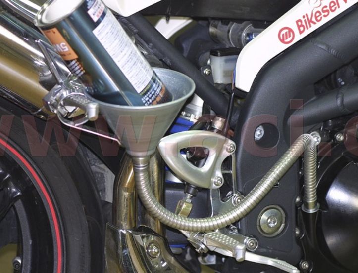 A HLINÍKOVÝ TRYCHTÝŘ S 600 MM FLEXIBILNÍ VÝPUSTÍ BIKESERVICE 