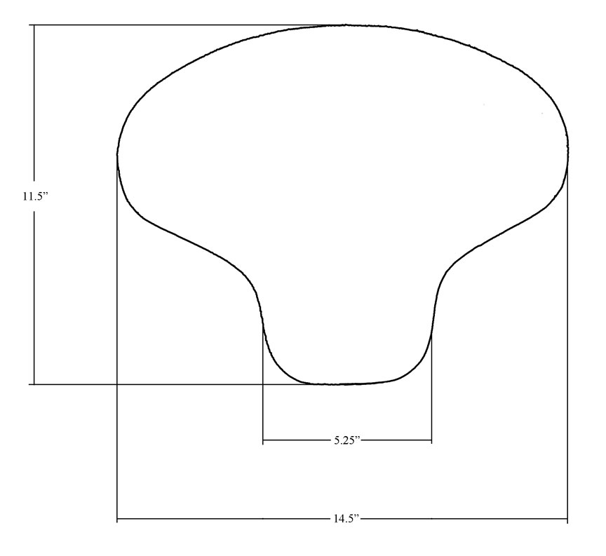 Gelová podložka na sedlo motocyklu SADDLEMEN LOW-PROFILE SEAT PAD SOFT STRECH 
