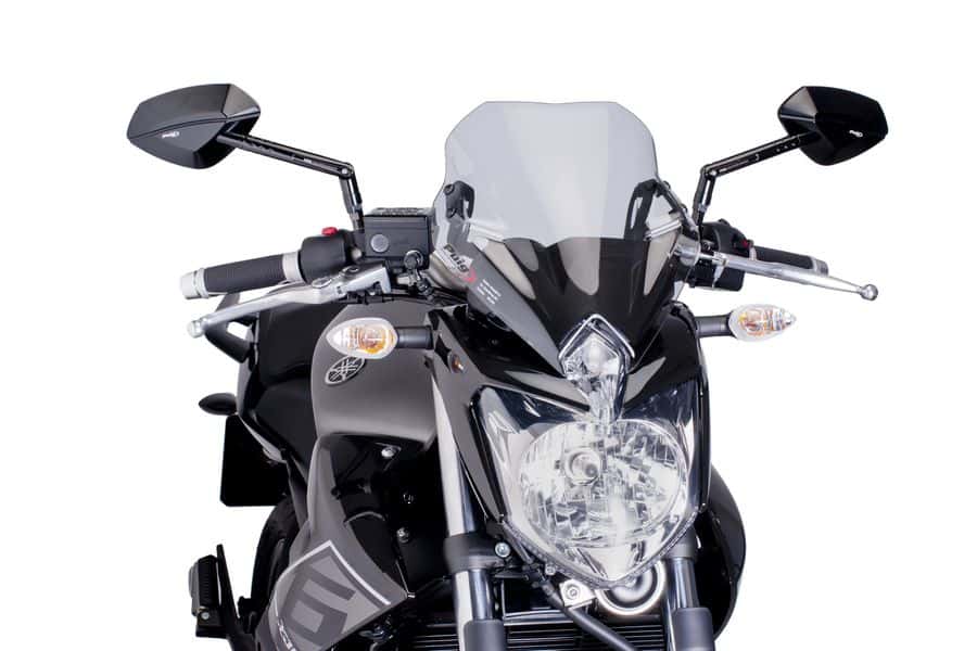 Plexi PUIG SPORT Yamaha XJ6 2009-2016 karbonové