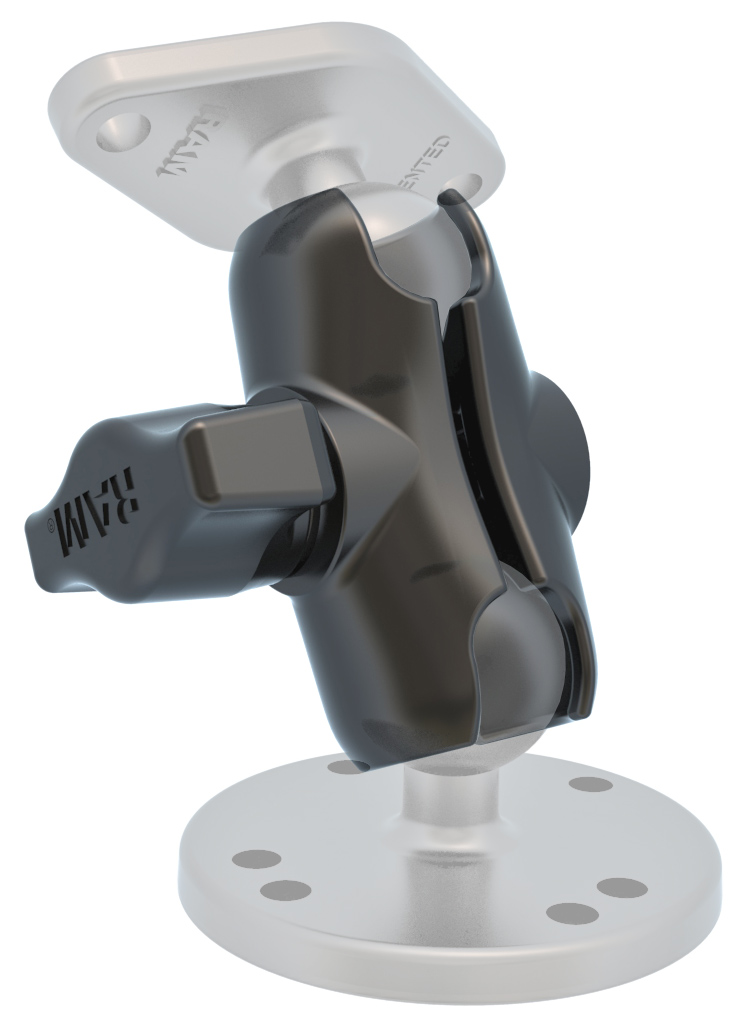 Krátké rameno RAM MOUNTS RAM MOUNT DOUBEL SOCKET ARM 2" FOR 1" BALL