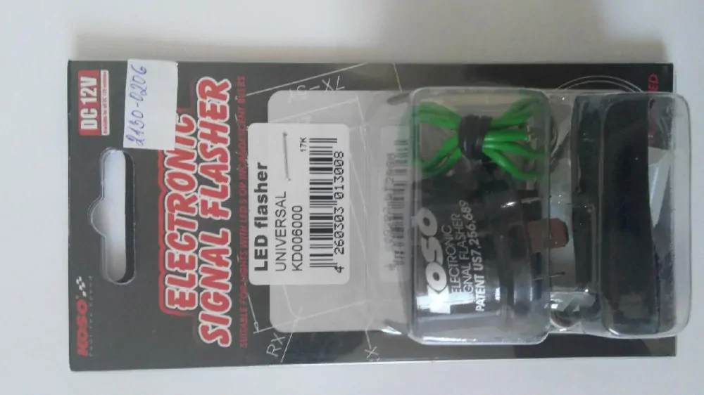 Přerušovač blinkrů KOSO NORTH KD00600 FLASHER RELAY 12V 15A 3-PIN