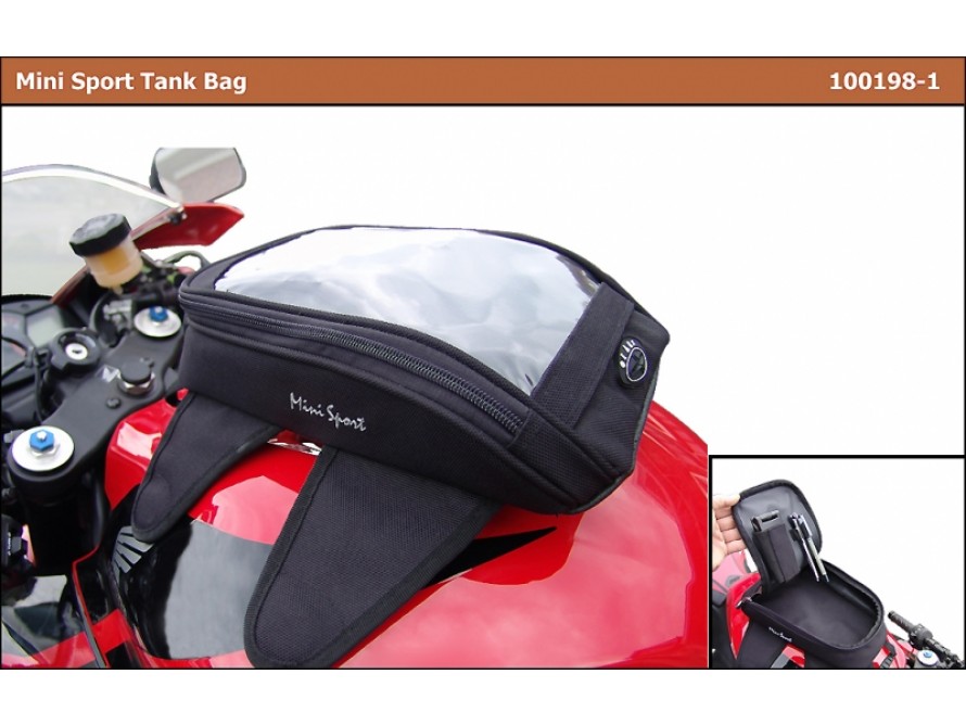 Tank bag na nádrž motocyklu GEARS LUGGAGE TANK BAG 100198-1 uchycení na magnet