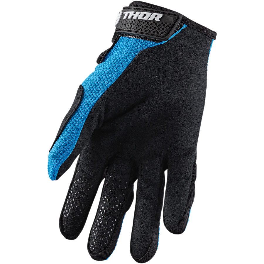a Dětské motokrosové rukavice THOR SECTOR BLUE velikost XS 