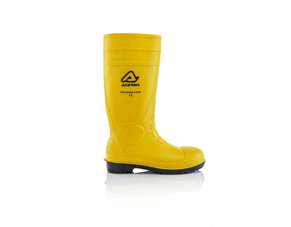 Gumáky - holínky s ocelovou špičkou ACERBIS 00SET BOOTS barva žlutá/pár velikost 47