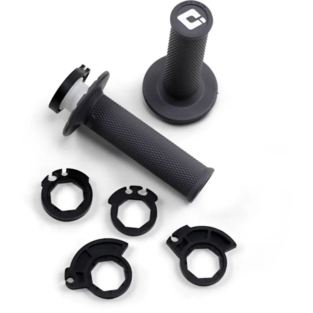 a Motokrosové rukojeti - gripy ODI MX V2 LOCKON NOWAFFLE pro 2-takty/4-takty šedé 