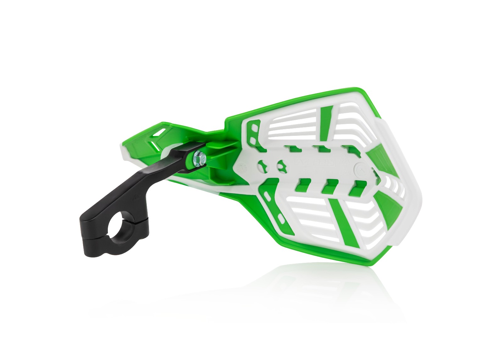 Motocyklové chrániče páček bez výztuhy ACERBIS X-FUTURE VENTED zelená/bílá
