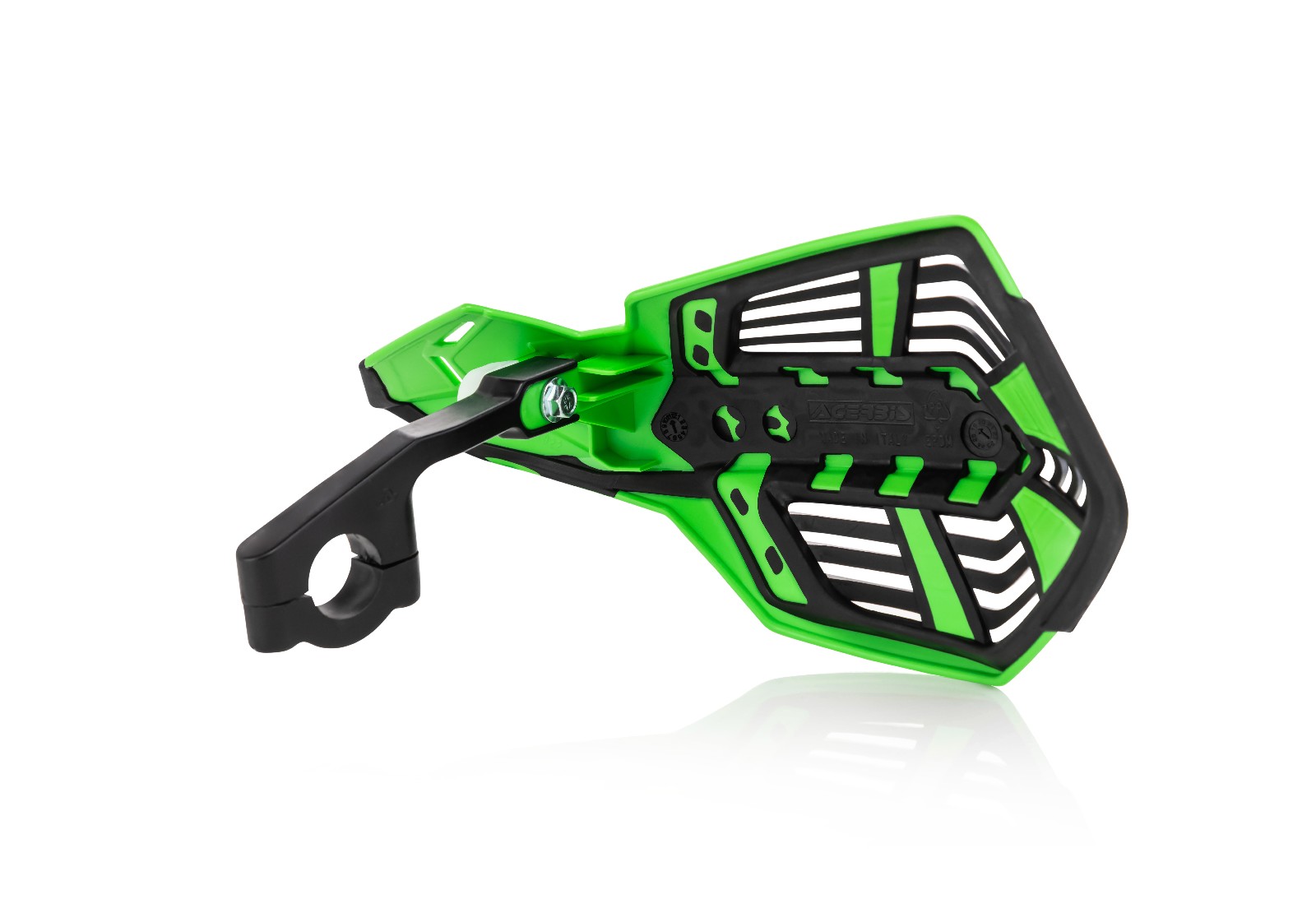 Motocyklové chrániče páček bez výztuhy ACERBIS X-FUTURE VENTED zelená/černá