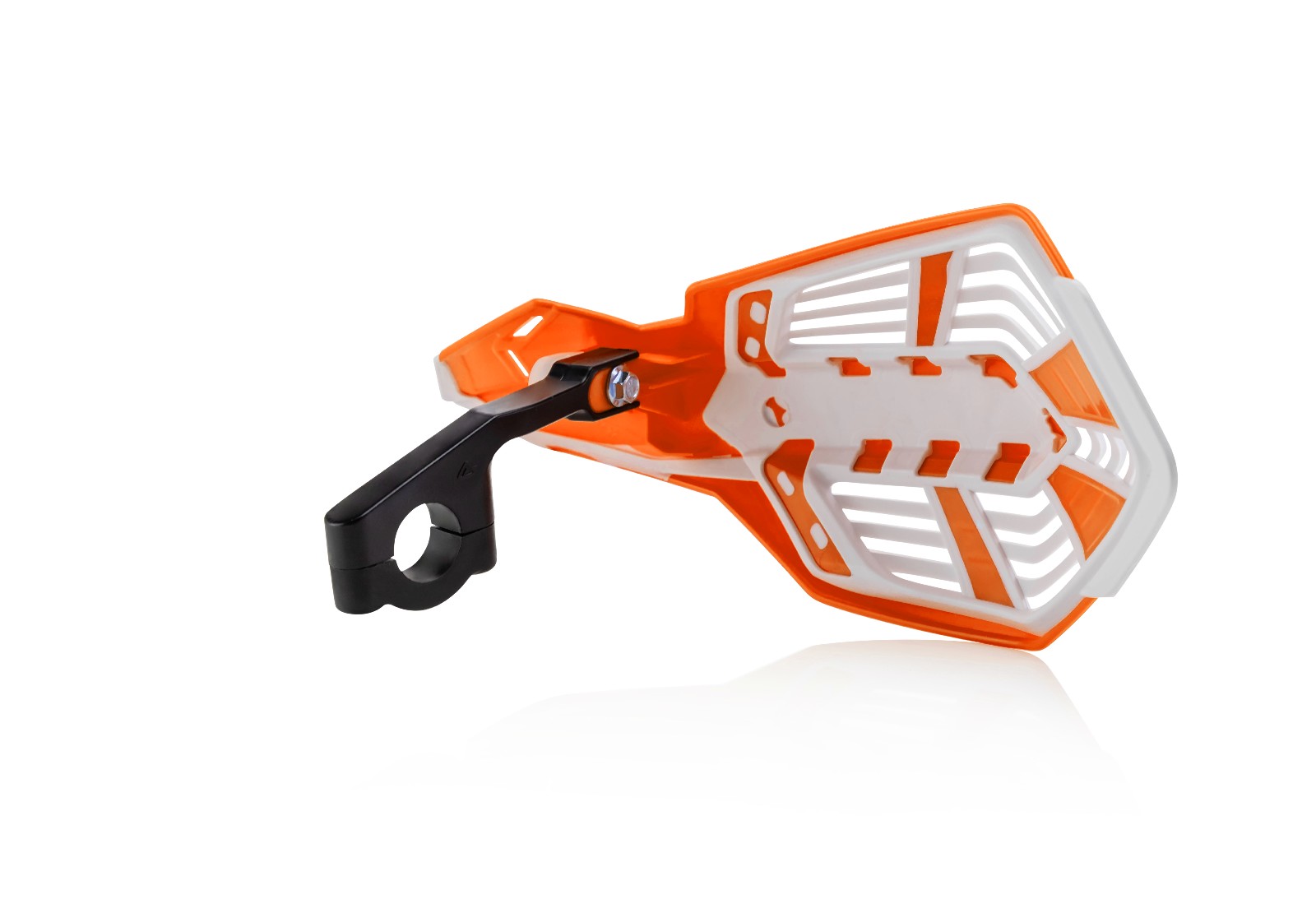 Motocyklové chrániče páček bez výztuhy ACERBIS X-FUTURE VENTED oranžová/bílá
