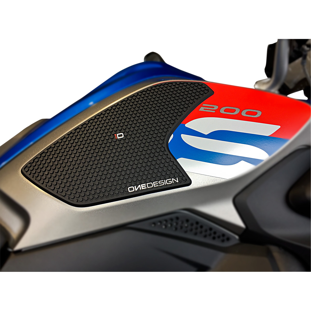 Samolepka - tank pad - tank grips ONEDESIGN pro BMW R1200 GS 2013-2018 barva černá