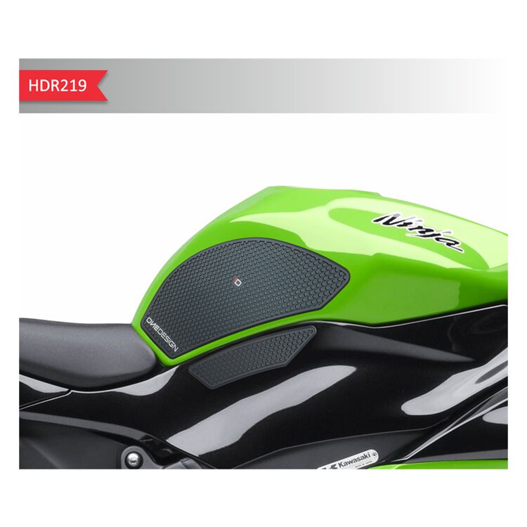 Samolepka - tank pad - tank grips ONEDESIGN pro KAWASAKI ZX 16R / ZR 636 ČERNÁ 2009-2016 - barva černá  