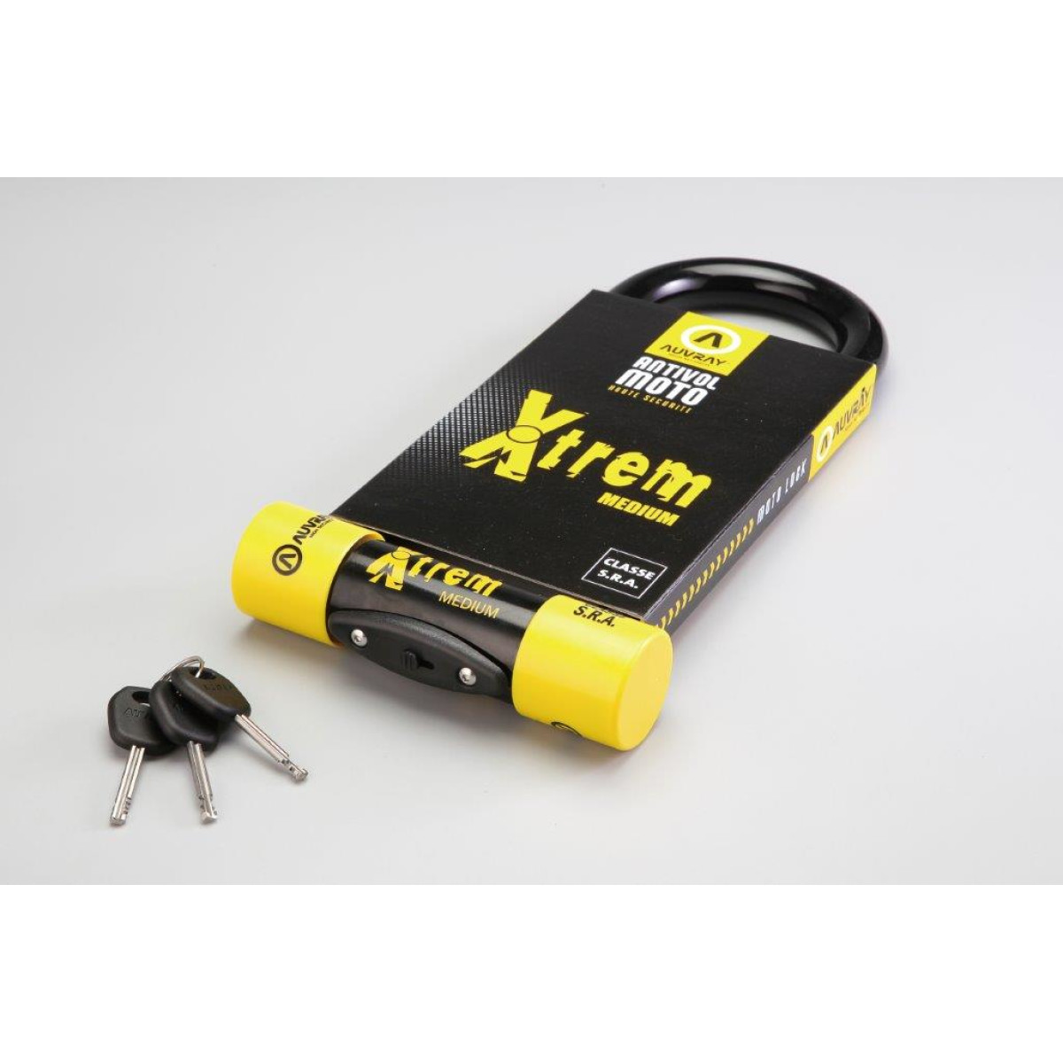 Zámek motocyklu AUVRAY XTREM MEDIUM SECURITY U-LOCK 85 X 250