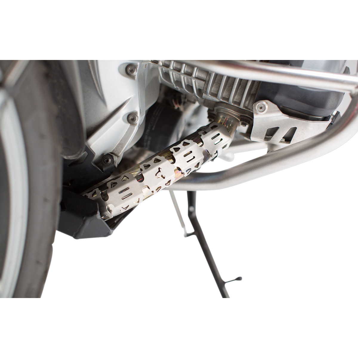 Kryt svodu výfuku motocyklu SW-MOTECH pro BMW, DUCATI, HONDA, KAWASAKI viz popis