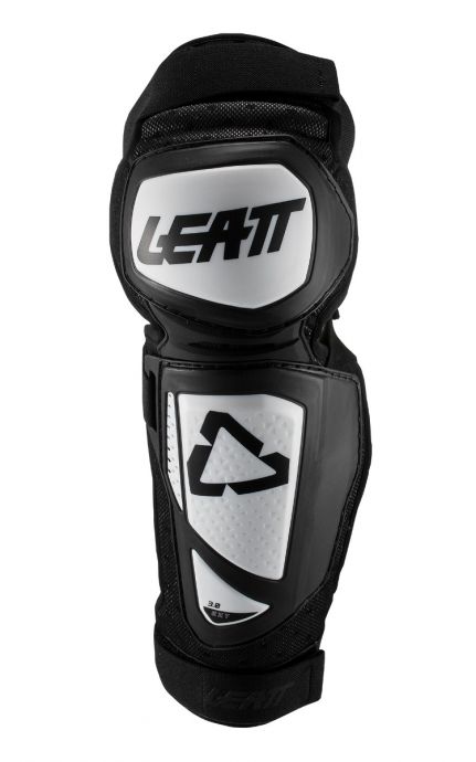 a Chrániče kolen a holení Leatt Knee Shin Guard EXT 3.0 barva bílá/černá velikost S/M 