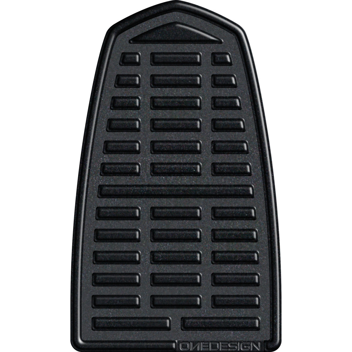 Samolepka - tank pad na nádrž motocyklu ONEDESIGN TANKPAD SOFT TOUCH ČERNÁ rozměr 90mm x 150mm 