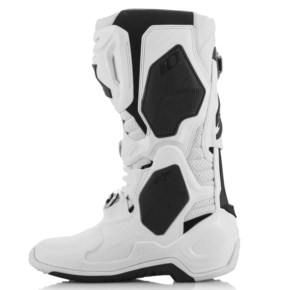 Ventilační motokrosové boty s vnitřní botičkou ALPINESTARS TECH 10 SUPERVENTED VENTILAČNÍ barva bílá
