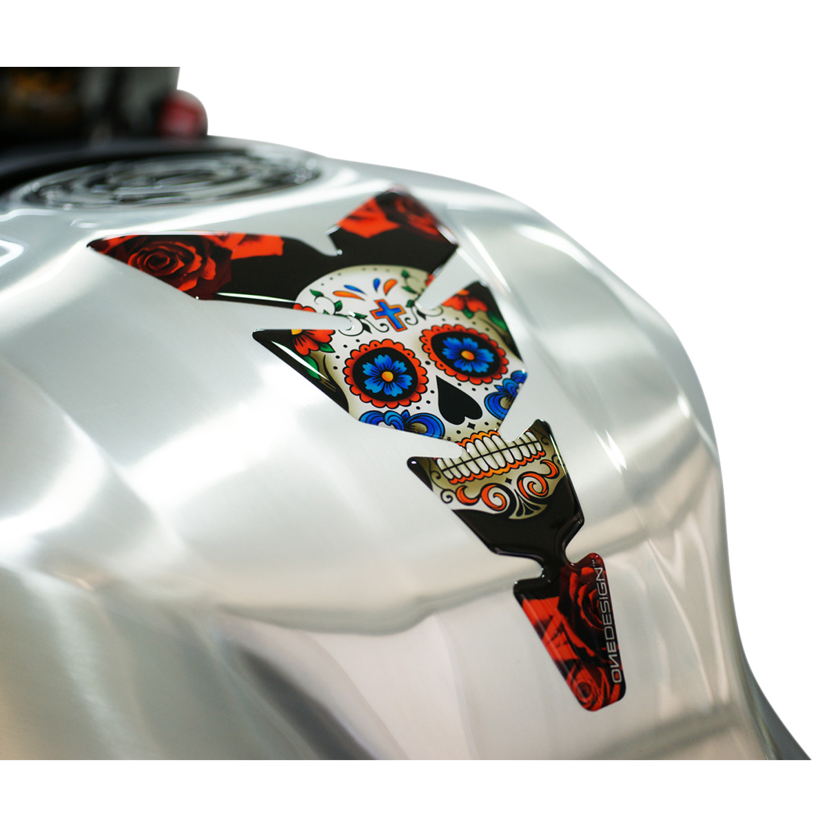Samolepka - tank pad na nádrž motocyklu ONEDESIGN TANKPAD MOON SLIM MEXICAN
