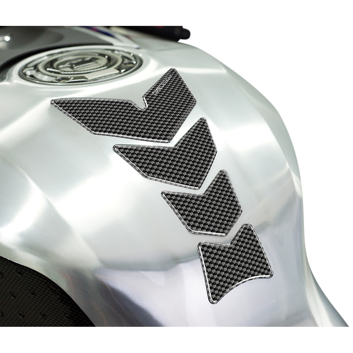 Samolepka - tank pad na nádrž motocyklu ONEDESIGN TANKPAD MOON CARBON PRESP