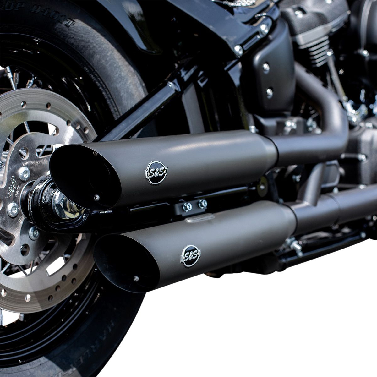 Koncovky výfuku S&S CYCLE pro HARLEY DAVIDSON FLFB/FLSL/FXBB/FXBR/FXLR rok 2018-2020