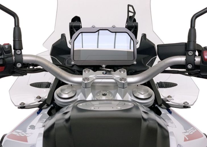 Deflektory motocyklu WRS pro BMW F 750/850 GS ABS 2018-2020 viz popis, barva čirá  - pár