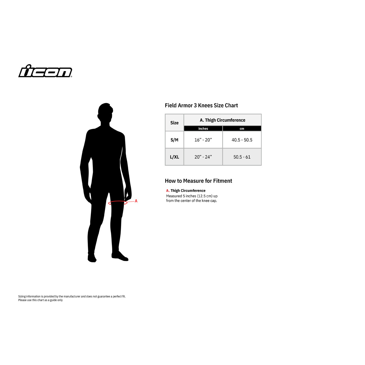 Kolenní chrániče ICON KNEE FIELD ARMOR 3 černé vel. S/M